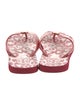 Tory Burch Rubber Printed Flip Flops