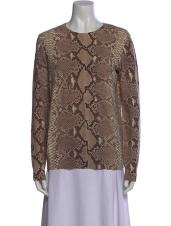 Tory Burch Wool Animal Print Sweater