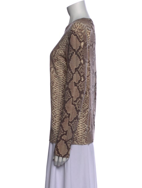 Tory Burch Wool Animal Print Sweater