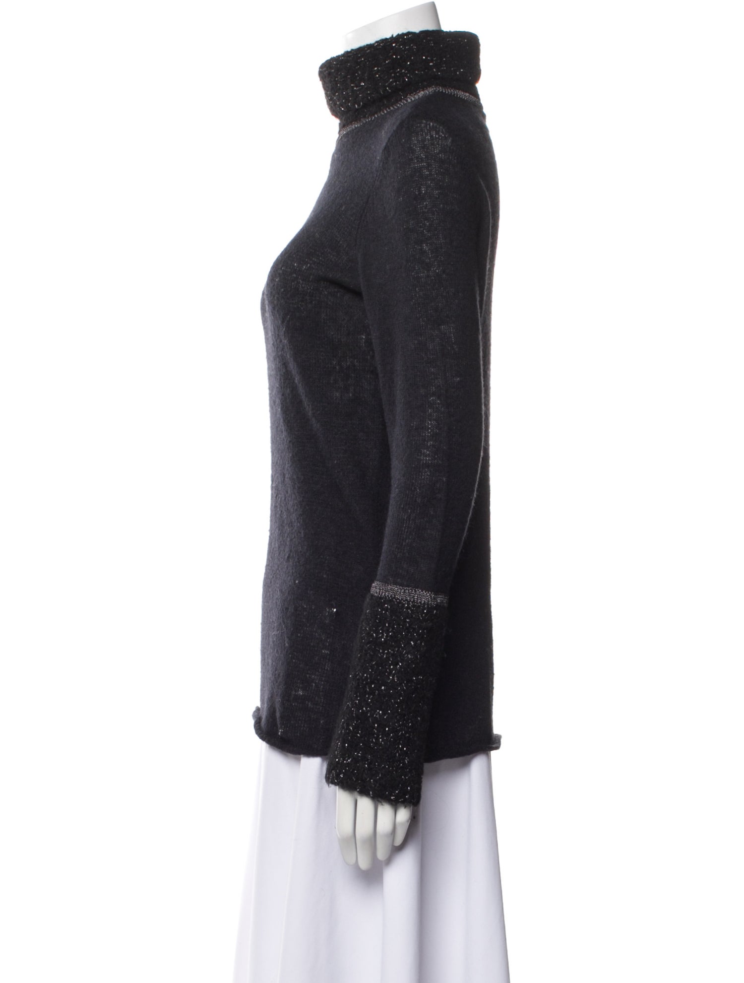 Tory Burch Nylon Turtleneck Sweater