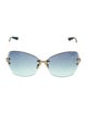 Tory Burch Oversize Gradient Sunglasses