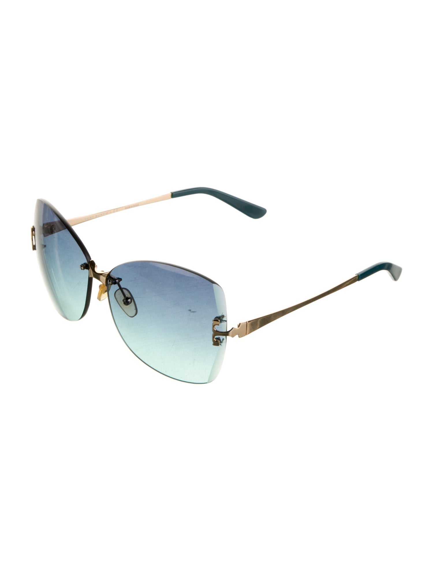 Tory Burch Oversize Gradient Sunglasses