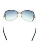 Tory Burch Oversize Gradient Sunglasses