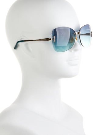 Tory Burch Oversize Gradient Sunglasses