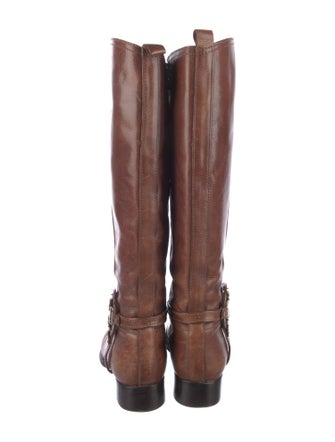 Tory Burch Leather Riding Boots