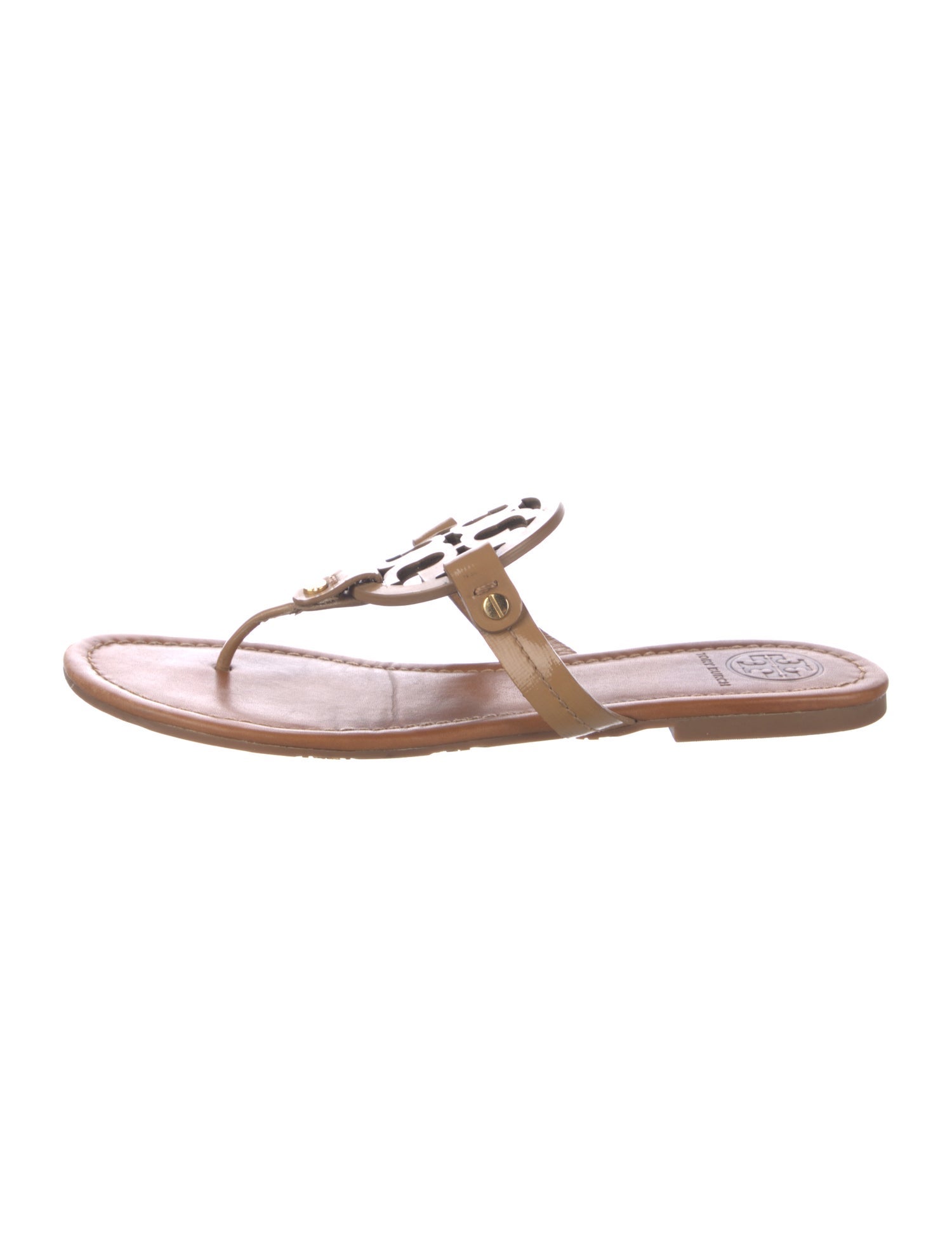 Tory Burch Leather Slides