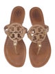 Tory Burch Leather Slides