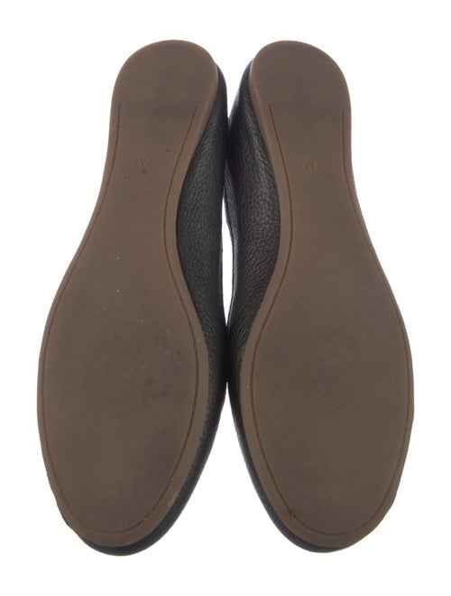 Tory Burch Leather Animal Print Ballet Flats