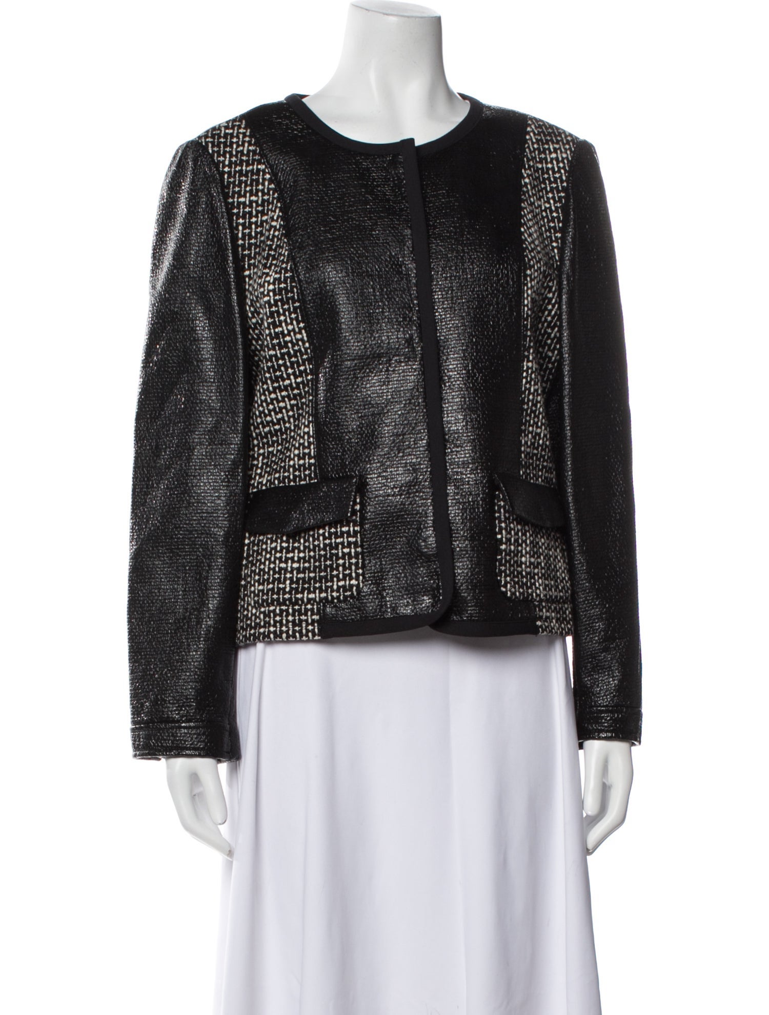 Tory Burch Tweed Pattern Evening Jacket