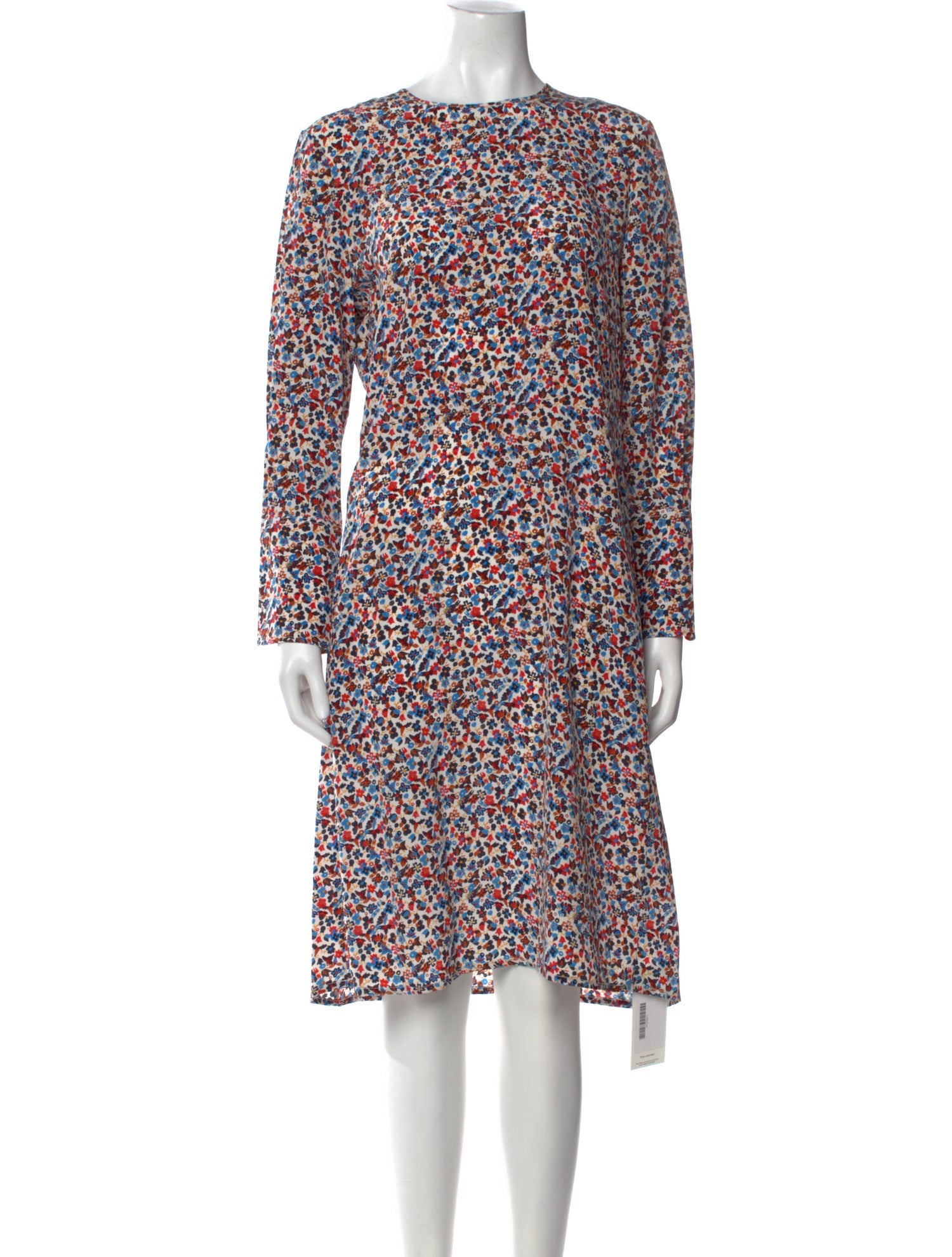 Tory Burch Floral Print Midi Length Dress
