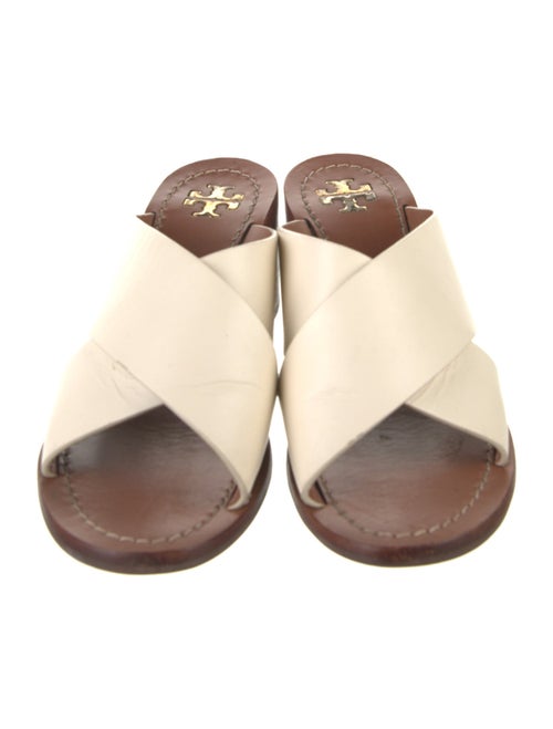 Tory Burch Leather Slides