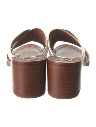 Tory Burch Leather Slides