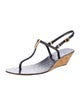 Tory Burch Leather T-Strap Sandals