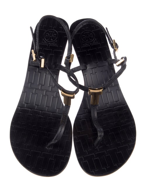 Tory Burch Leather T-Strap Sandals
