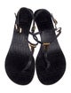 Tory Burch Leather T-Strap Sandals