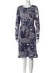 Tory Burch Silk Midi Length Dress