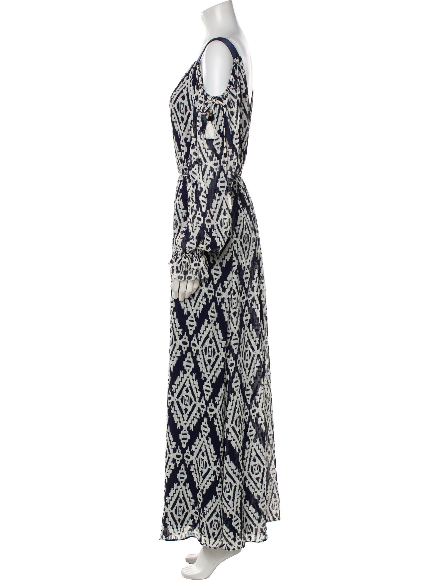 Tory Burch Printed Long Dress w/ Tags