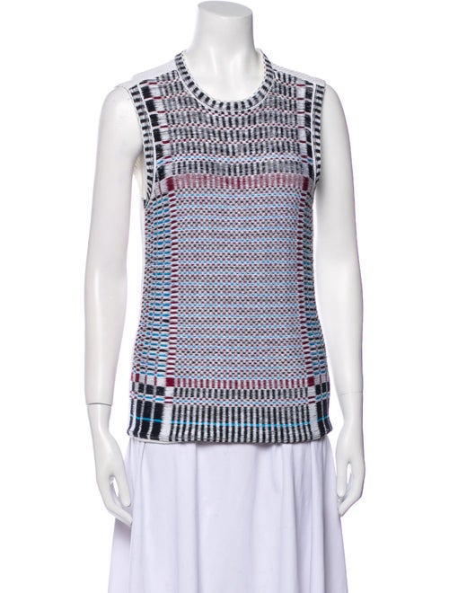 Tory Burch Striped Scoop Neck Sweater