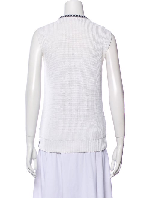 Tory Burch Striped Scoop Neck Sweater