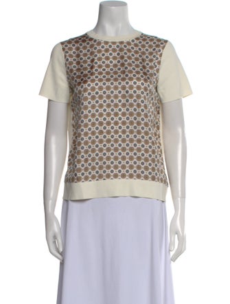 Tory Burch Silk Printed Top