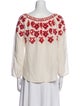 Tory Burch Silk Graphic Print Blouse