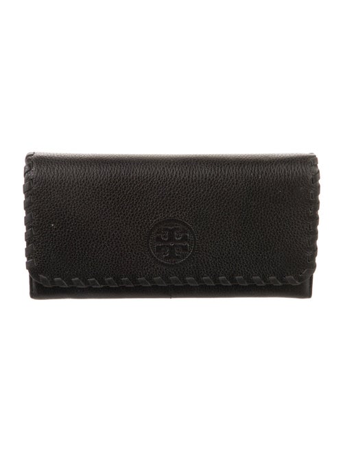 Tory Burch Signature Logo Leather Trifold Wallet