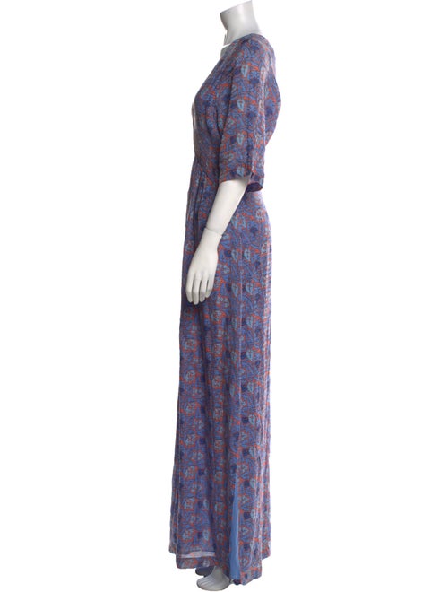 Tory Burch Floral Print Long Dress