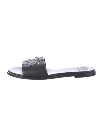 Tory Burch Leather Slides