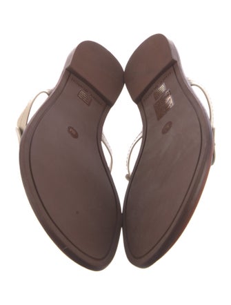 Tory Burch Leather Slides