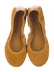 Tory Burch Leather Bow Accents Ballet Flats