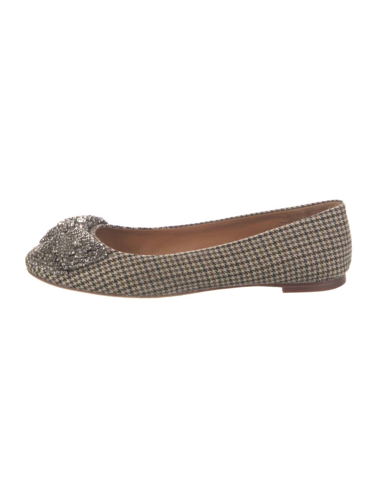 Tory Burch Tweed Printed Flats