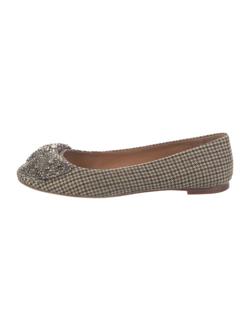 Tory Burch Tweed Printed Flats