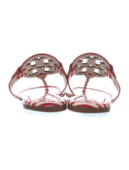 Tory Burch Patent Leather Printed Slides