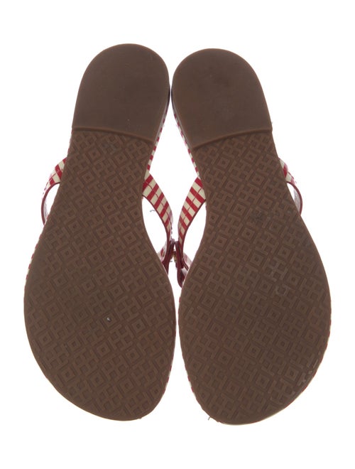 Tory Burch Patent Leather Printed Slides