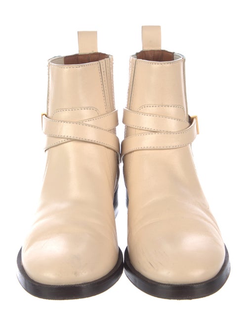 Tory Burch Leather Moto Boots
