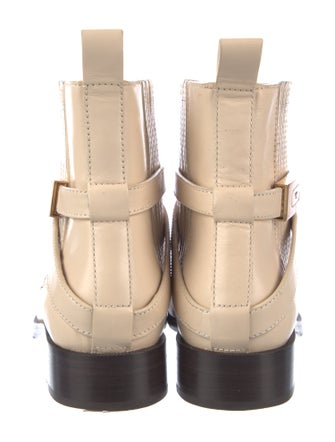 Tory Burch Leather Moto Boots