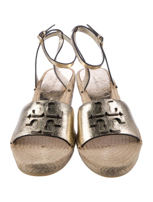 Tory Burch Leather Braided Accents Espadrilles