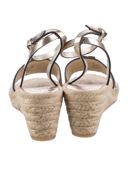 Tory Burch Leather Braided Accents Espadrilles