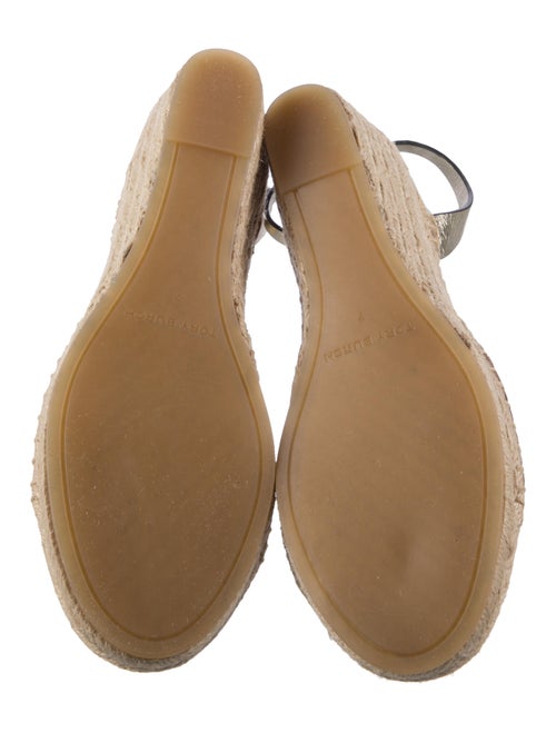 Tory Burch Leather Braided Accents Espadrilles