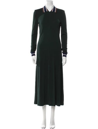 Tory Burch Mock Neck Midi Length Dress