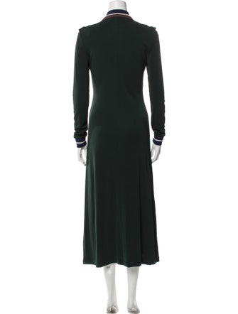 Tory Burch Mock Neck Midi Length Dress