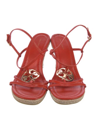 Tory Burch Leather Espadrilles