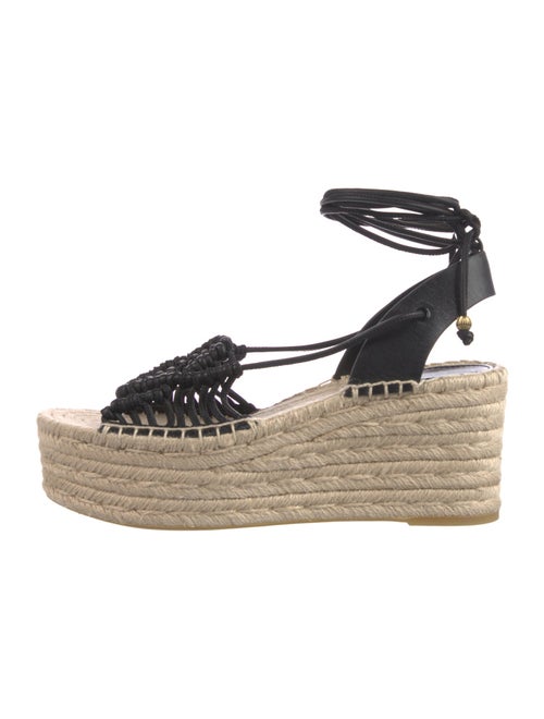 Tory Burch Leather Espadrilles