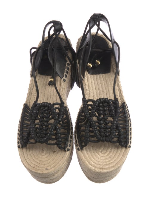 Tory Burch Leather Espadrilles