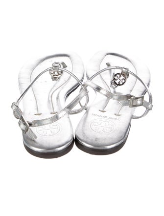 Tory Burch Leather T-Strap Sandals