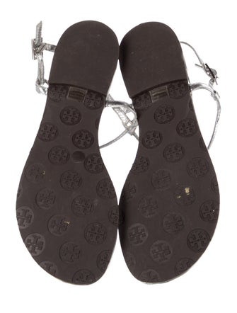 Tory Burch Leather T-Strap Sandals