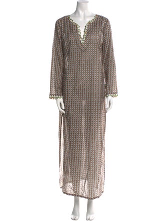 Tory Burch Printed Long Dress