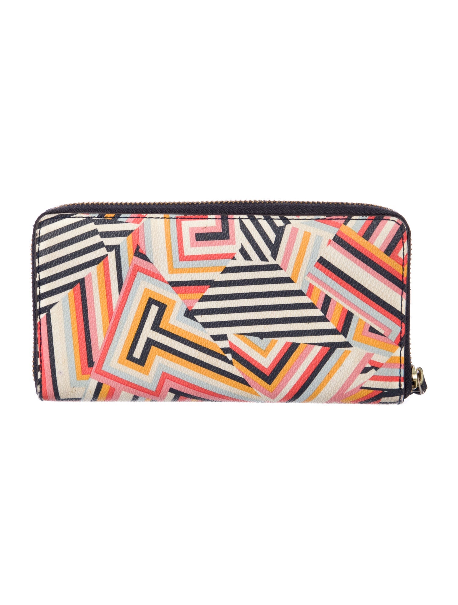 Tory Burch Leather Printed Continental Wallet