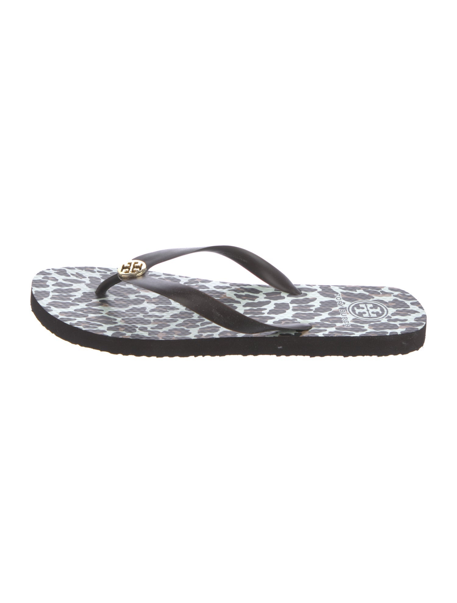 Tory Burch Rubber Patterned Flip Flops