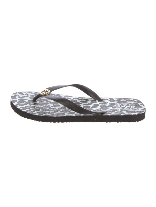 Tory Burch Rubber Patterned Flip Flops